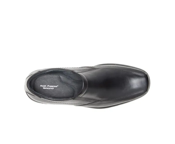 Hush Puppies SlipOns Rainmaker Black Leather 8211 Men Hush Puppies SlipOns Rainmaker Black Leather 8211 Men