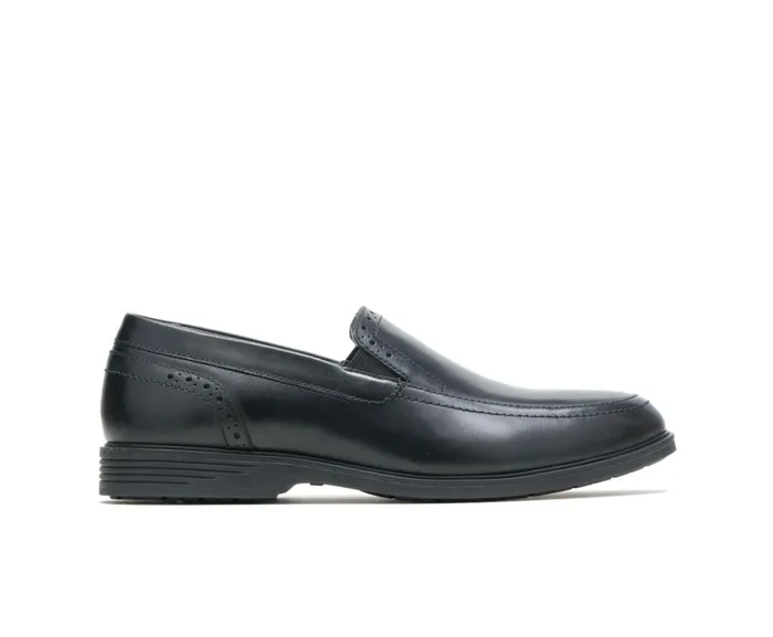 Hush Puppies SlipOns Shepsky SlipOn Black Leather 8211 Men