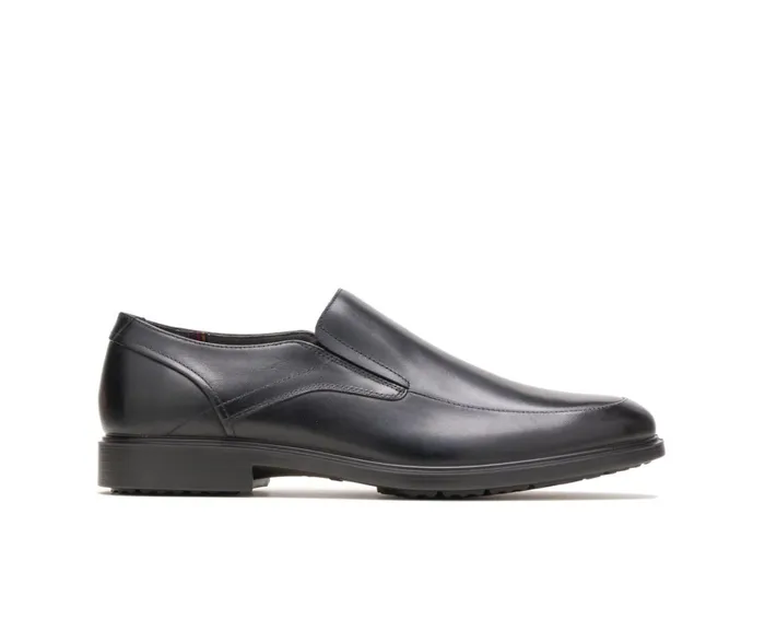 Hush Puppies SlipOns Turner Mt SlipOn Black Wp Leather 8211 Men