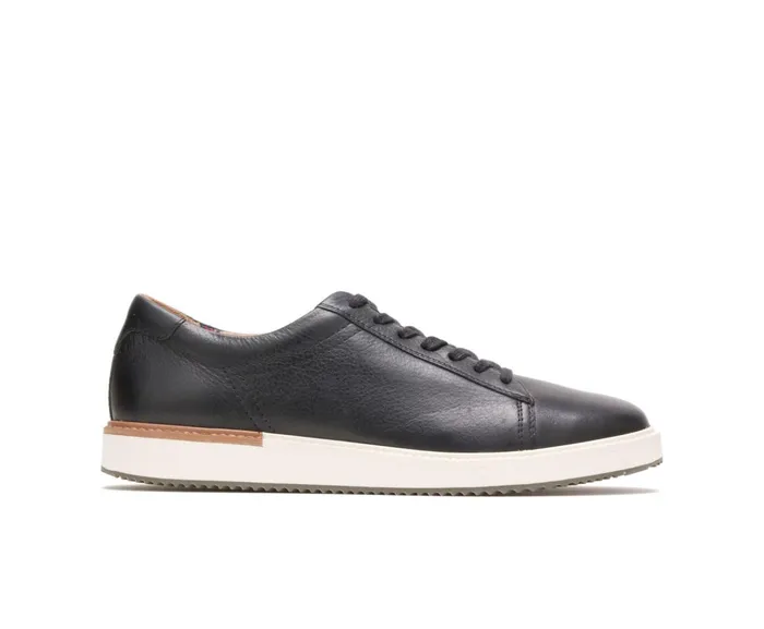 Hush Puppies Sneakers Heath Sneaker Black Leather 8211 Men