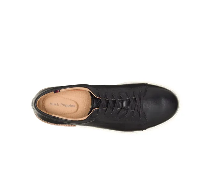 Hush Puppies Sneakers Heath Sneaker Black Leather 8211 Men Hush Puppies Sneakers Heath Sneaker Black Leather 8211 Men