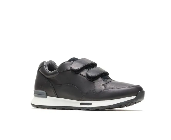 Hush Puppies Sneakers Jenna 2Strap Jogger Black Leather 8211 Women