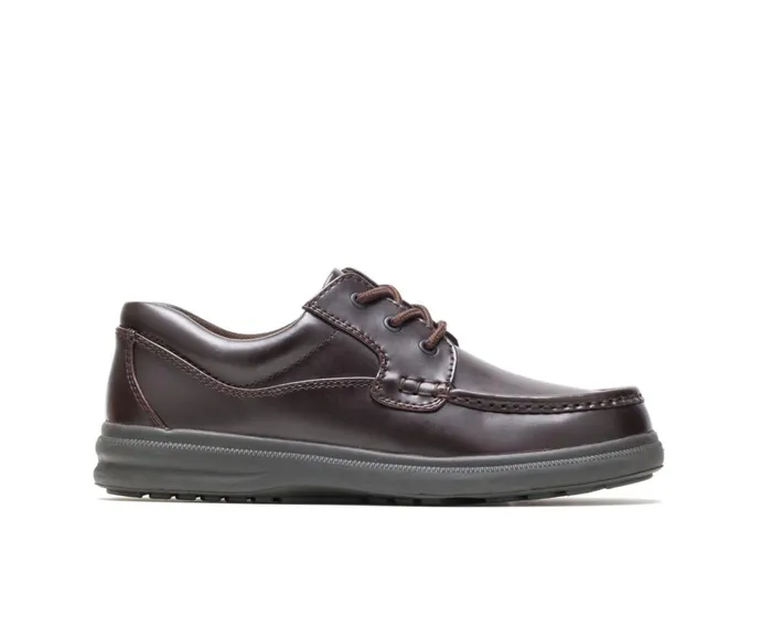 Hush Puppies Walking Shoes Gus Dark Brown Pullup Leather 8211 Men