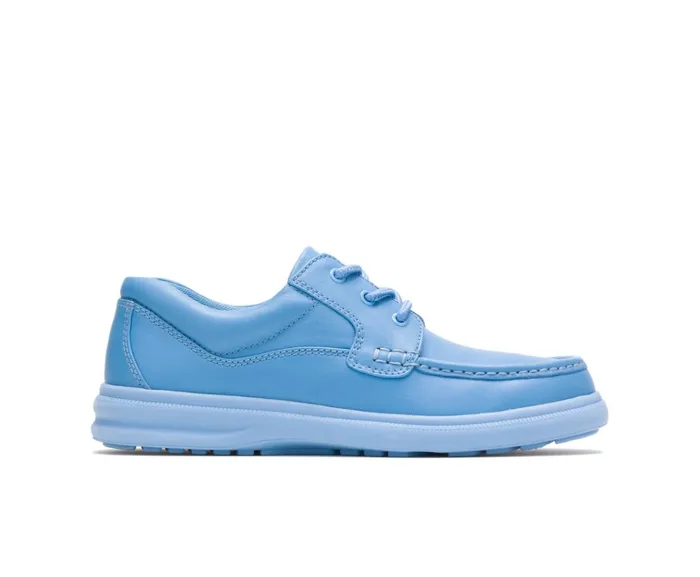 Hush Puppies Walking Shoes Gus Surf Blue Leather 8211 Men