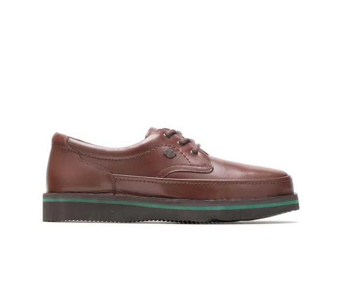 Hush Puppies Walking Shoes Mall Walker Antique Brown Leather 8211 Men