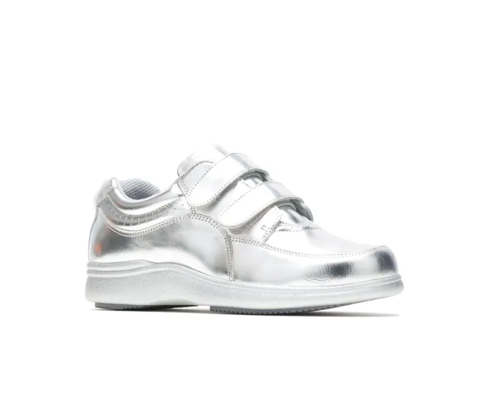 Hush Puppies Walking Shoes Power Walker Ii Silver Metallic Leather 8211 Women Hush Puppies Walking Shoes Power Walker Ii Silver Metallic Leather 8211 Women