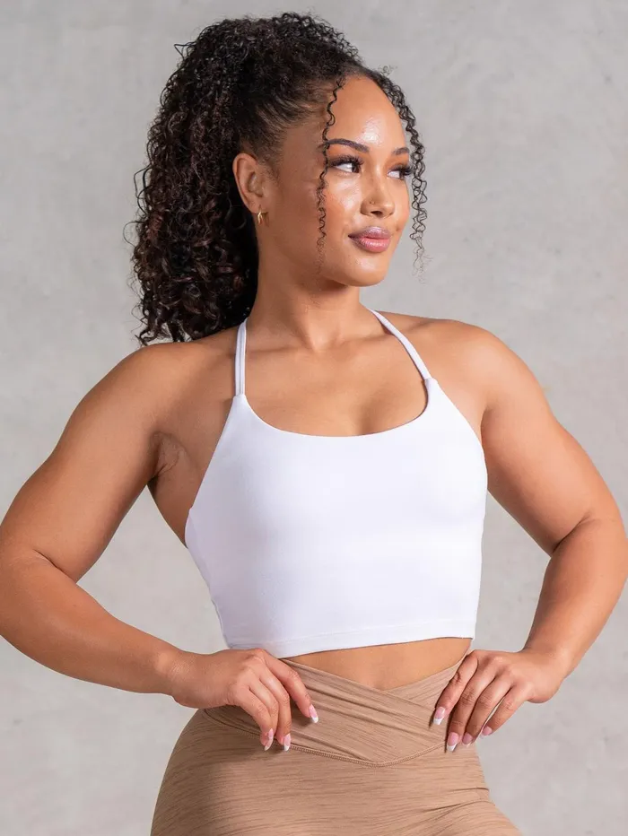 Icon Tank Bra 8211 White Women Ryderwear Tops