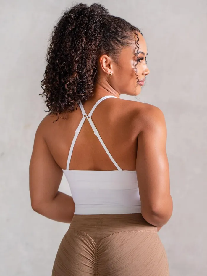 Icon Tank Bra 8211 White Women Ryderwear Tops