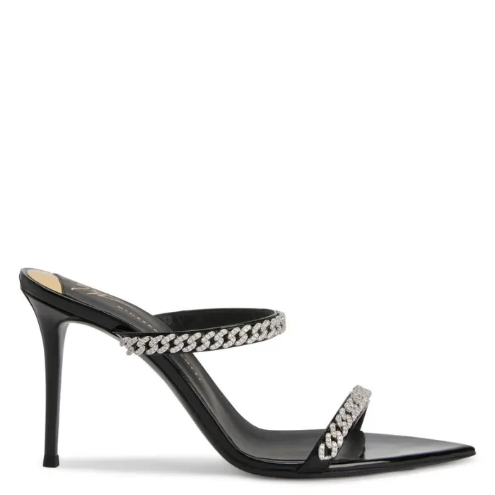 Intriigo String Black Women Giuseppe Zanotti Sandals