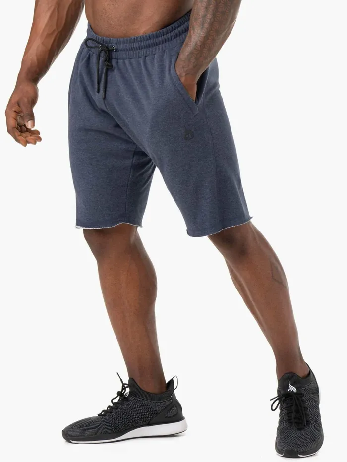 Iron Track Shorts 8211 Navy Marl Men Ryderwear Gym Shorts