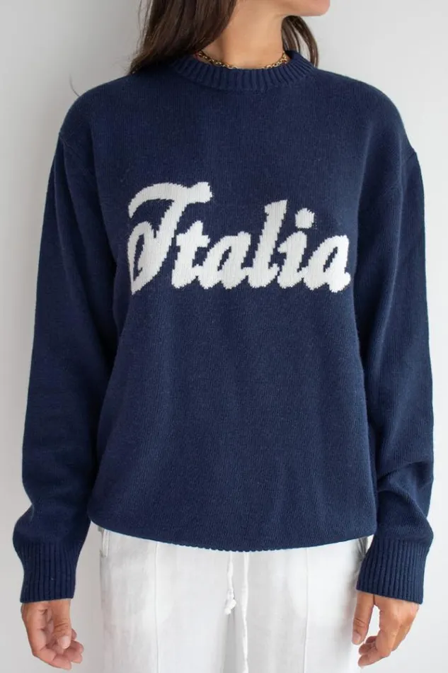 Italia 86 Oversized Jumper Women Subdued Sweaters