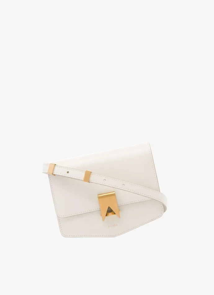 Ivory Le Papa Small Bag In Calfskin Women Alaa Le Papa