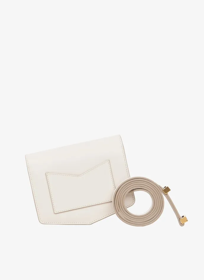 Ivory Le Papa Small Bag In Calfskin Women Alaa Le Papa Ivory Le Papa Small Bag In Calfskin Women Alaa Le Papa