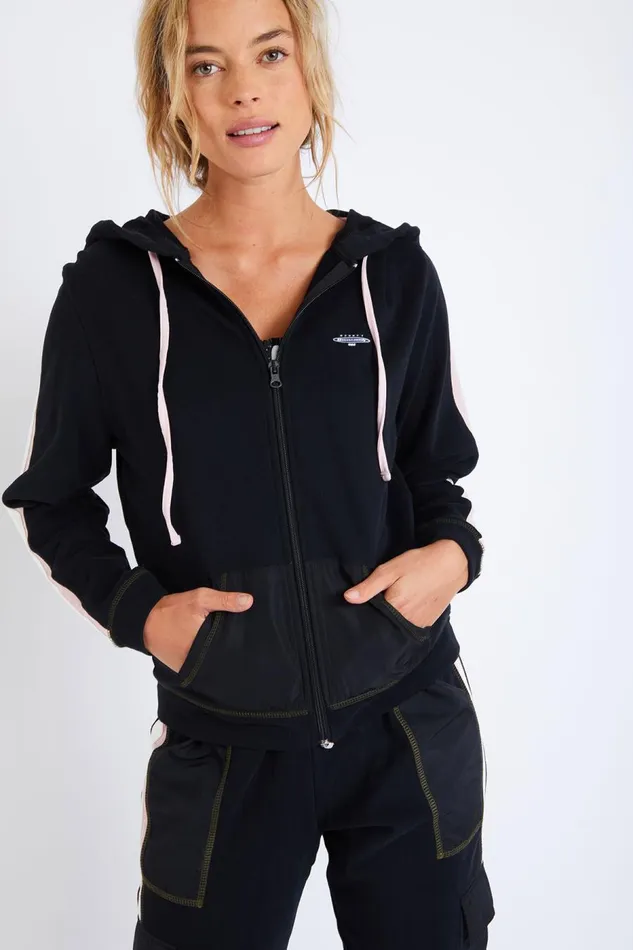 Jacket Black 8211 VITALITY RUNNING Black Women Banana Moon Jackets