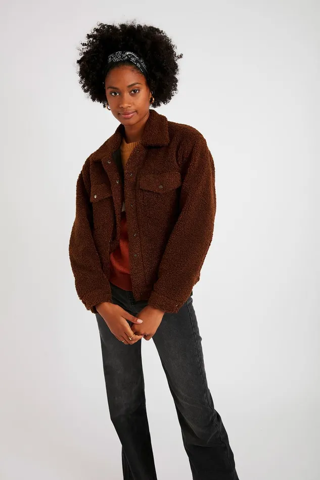 Jacket Brown 8211 CHAYTON JOSHUA Brown Women Banana Moon Jackets and Coats