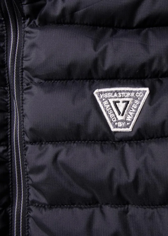 Jackets Men Vissla Easy Seas Eco Puff Jacket Black Jackets Men Vissla Easy Seas Eco Puff Jacket Black