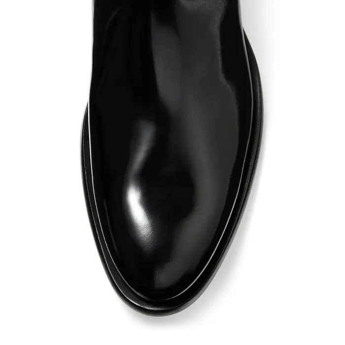 Jesse Black Box Calf Boots Black Men JIMMY CHOO Casual Shoes