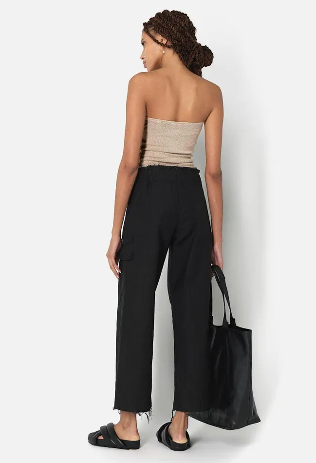 John Elliott Bottoms Belted Pant Black 8211 Women John Elliott Bottoms Belted Pant Black 8211 Women