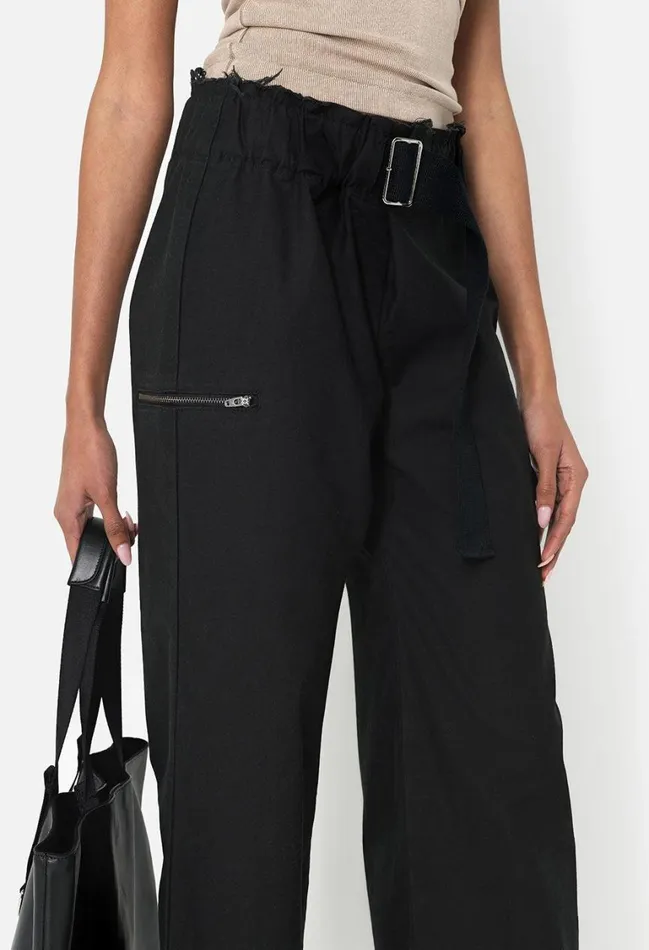 John Elliott Bottoms Belted Pant Black 8211 Women John Elliott Bottoms Belted Pant Black 8211 Women