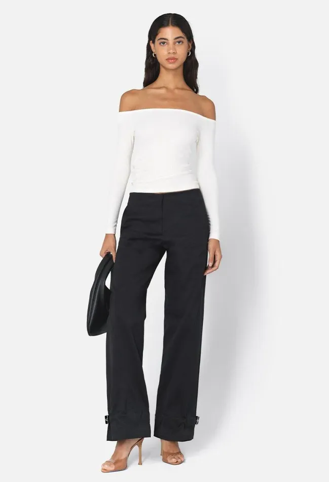 John Elliott Bottoms Belted Trouser Black 8211 Women