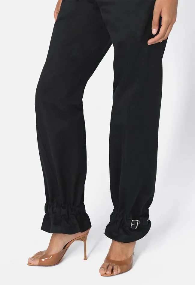 John Elliott Bottoms Belted Trouser Black 8211 Women John Elliott Bottoms Belted Trouser Black 8211 Women
