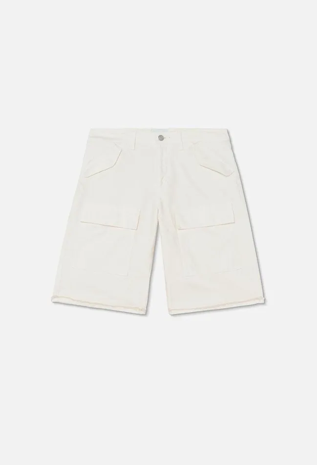 John Elliott Bottoms Bermuda Utility Shorts Salt 8211 Women