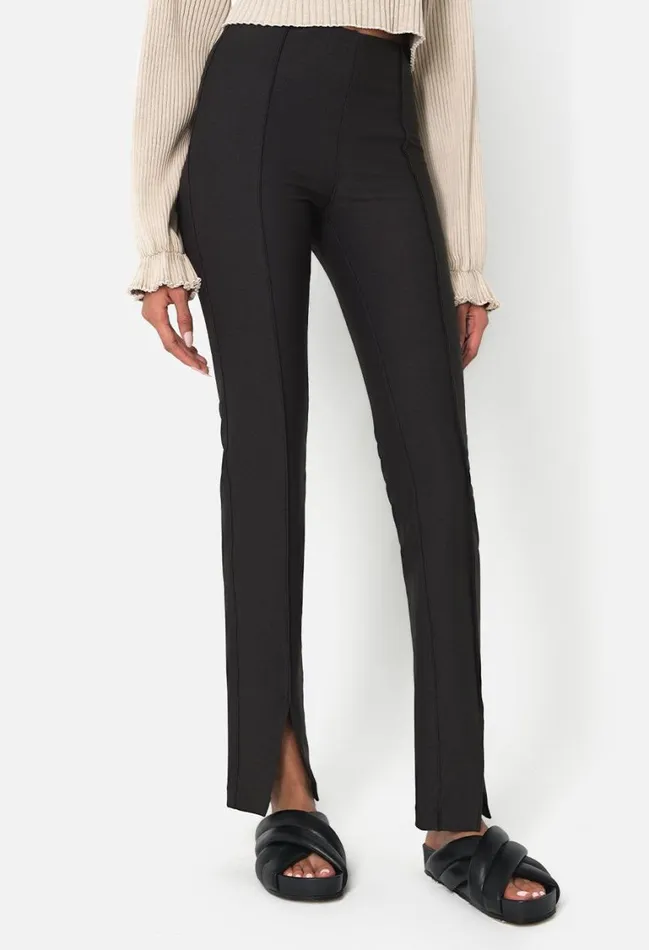 John Elliott Bottoms Isabella Split Leggings Black 8211 Women