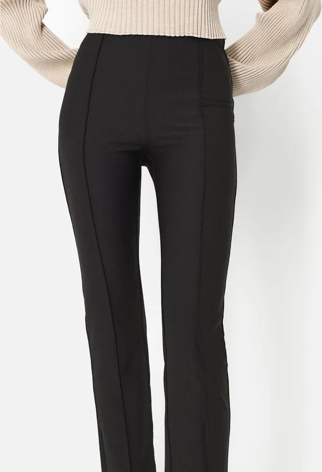 John Elliott Bottoms Isabella Split Leggings Black 8211 Women John Elliott Bottoms Isabella Split Leggings Black 8211 Women