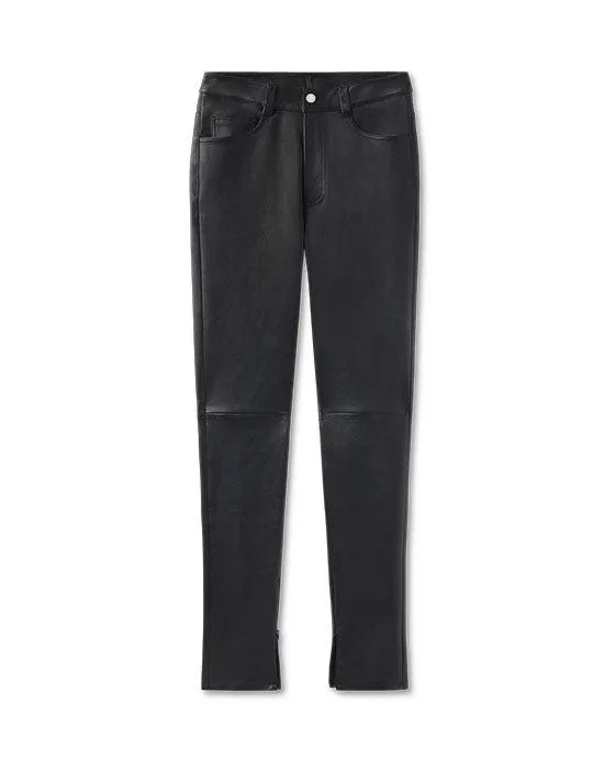 John Elliott Bottoms Leather High Rise Skinny Pant Black 8211 Women John Elliott Bottoms Leather High Rise Skinny Pant Black 8211 Women