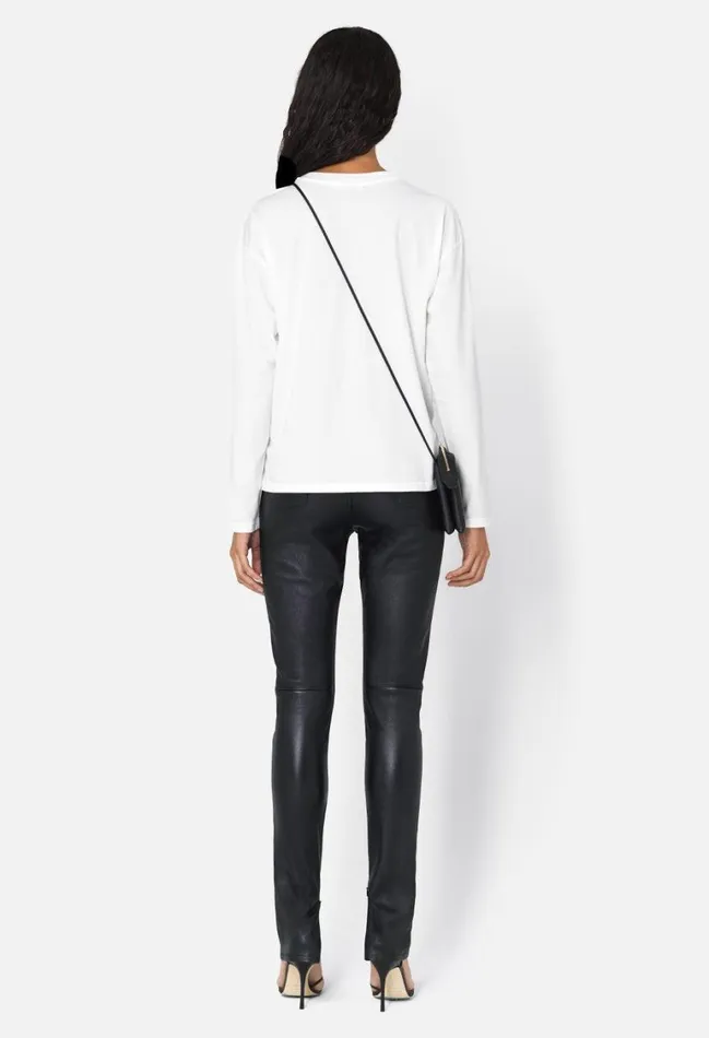 John Elliott Bottoms Leather High Rise Skinny Pant Black 8211 Women John Elliott Bottoms Leather High Rise Skinny Pant Black 8211 Women