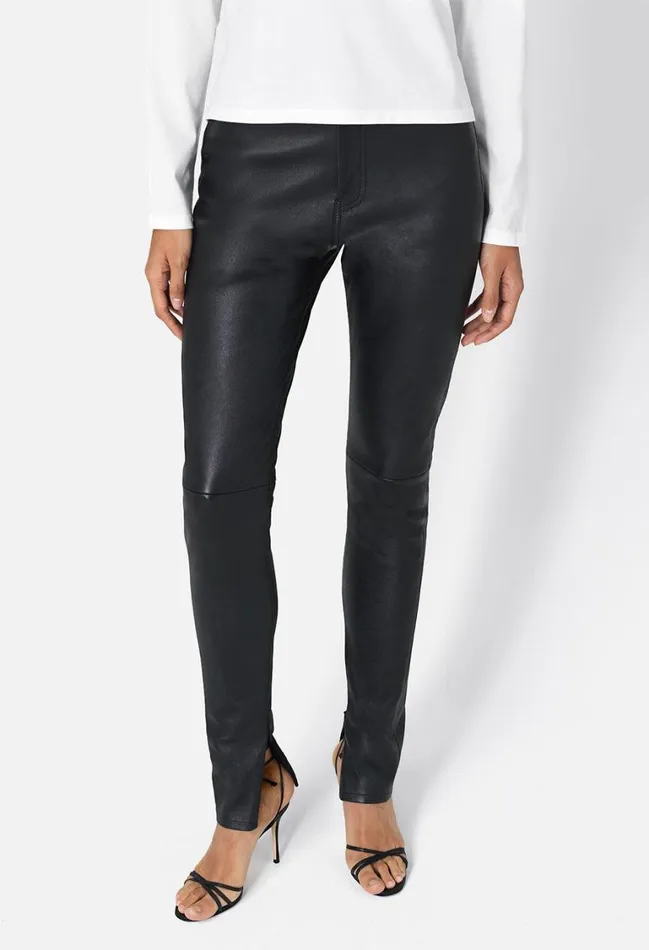 John Elliott Bottoms Leather High Rise Skinny Pant Black 8211 Women John Elliott Bottoms Leather High Rise Skinny Pant Black 8211 Women