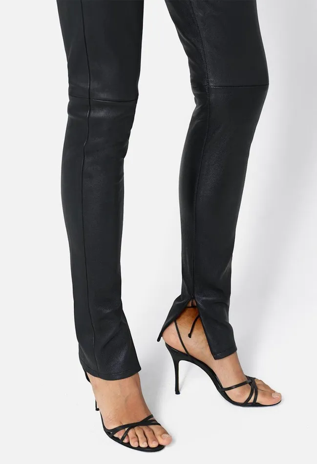 John Elliott Bottoms Leather High Rise Skinny Pant Black 8211 Women John Elliott Bottoms Leather High Rise Skinny Pant Black 8211 Women