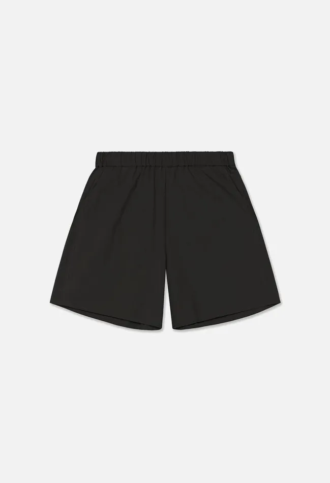John Elliott Bottoms Leisure Poplin Short Black 8211 Women John Elliott Bottoms Leisure Poplin Short Black 8211 Women
