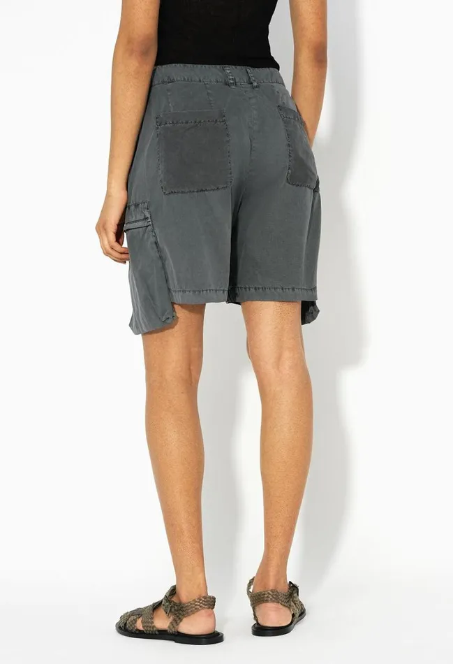 John Elliott Bottoms Paneled Utility Short Washed Black 8211 Women John Elliott Bottoms Paneled Utility Short Washed Black 8211 Women