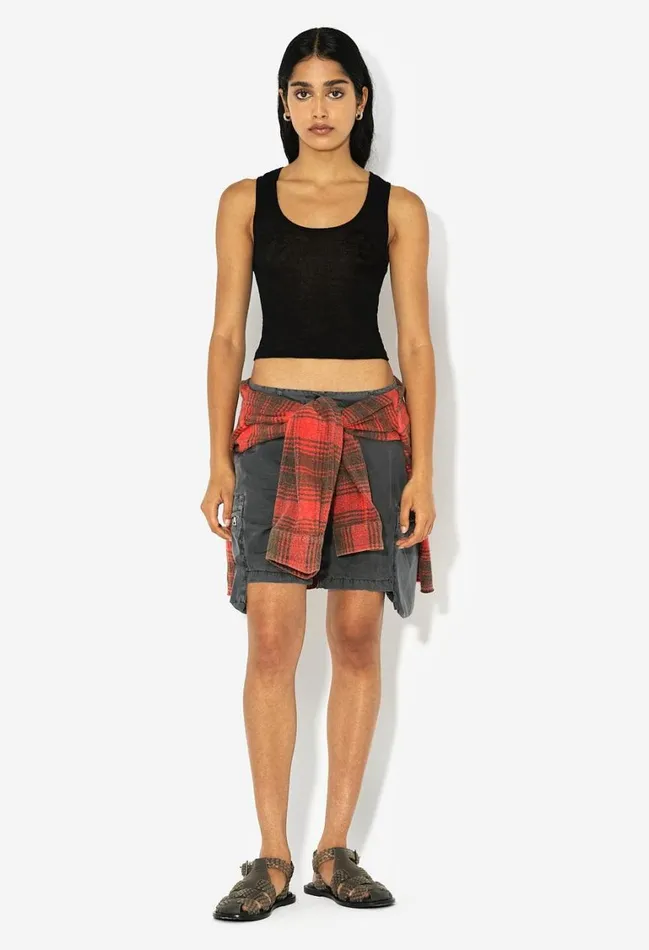 John Elliott Bottoms Paneled Utility Short Washed Black 8211 Women John Elliott Bottoms Paneled Utility Short Washed Black 8211 Women
