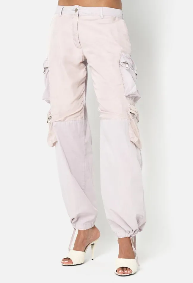 John Elliott Bottoms Parachute Cargo Washed Orchid 8211 Women John Elliott Bottoms Parachute Cargo Washed Orchid 8211 Women