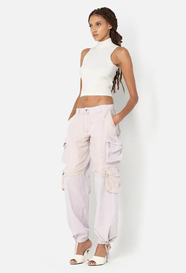 John Elliott Bottoms Parachute Cargo Washed Orchid 8211 Women John Elliott Bottoms Parachute Cargo Washed Orchid 8211 Women