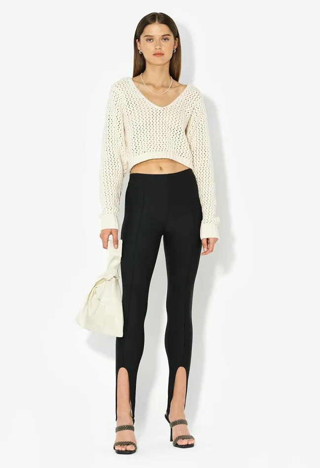 John Elliott Bottoms Valentina Stirrup Leggings Black 8211 Women