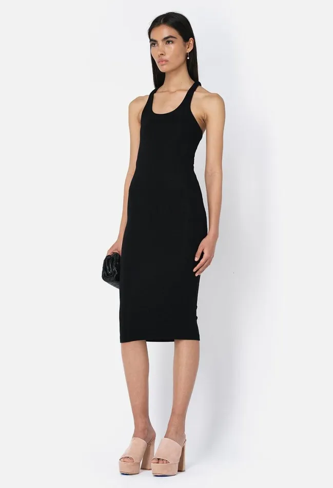 John Elliott Dresses Gemini Rib Bandeau Dress Black 8211 Women John Elliott Dresses Gemini Rib Bandeau Dress Black 8211 Women