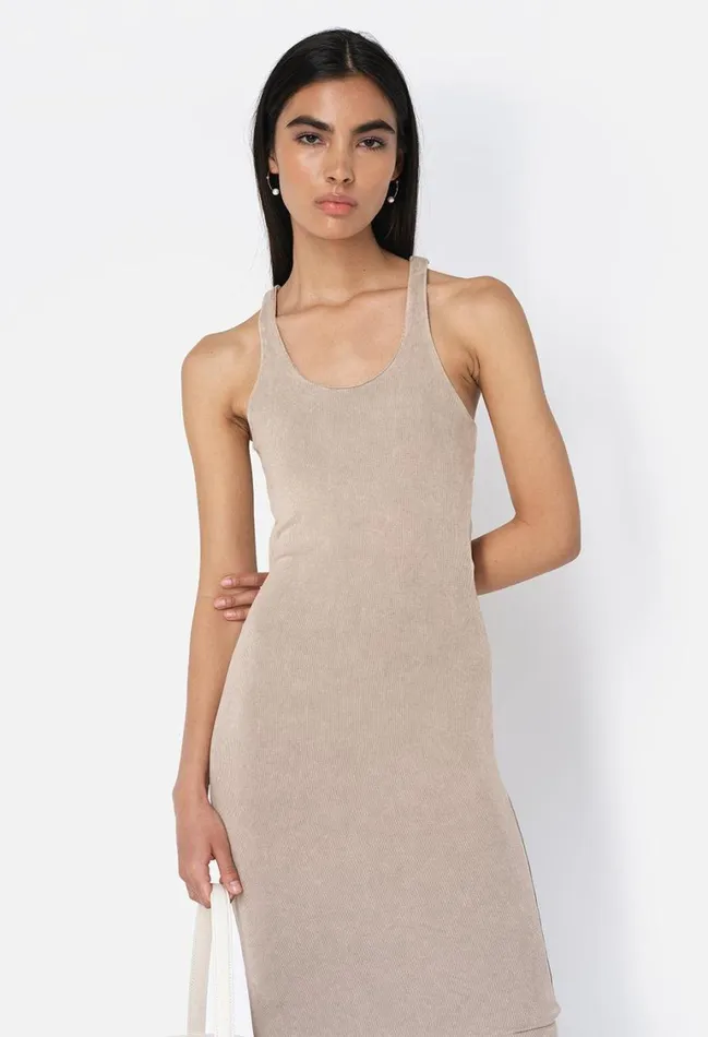 John Elliott Dresses Mineral Wash Gemini Rib Bandeau Dress Shark 8211 Women John Elliott Dresses Mineral Wash Gemini Rib Bandeau Dress Shark 8211 Women