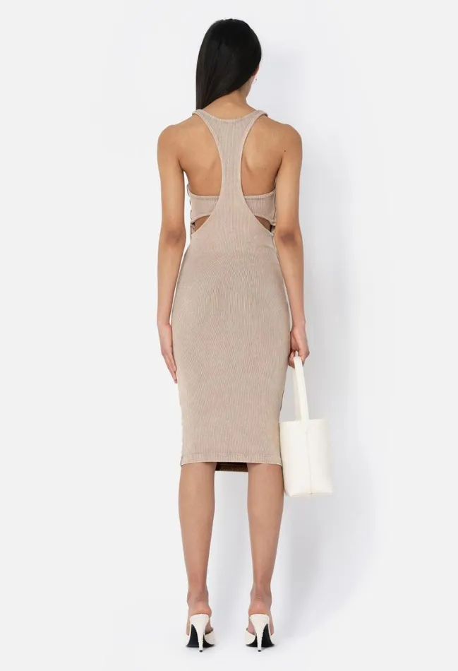 John Elliott Dresses Mineral Wash Gemini Rib Bandeau Dress Shark 8211 Women John Elliott Dresses Mineral Wash Gemini Rib Bandeau Dress Shark 8211 Women