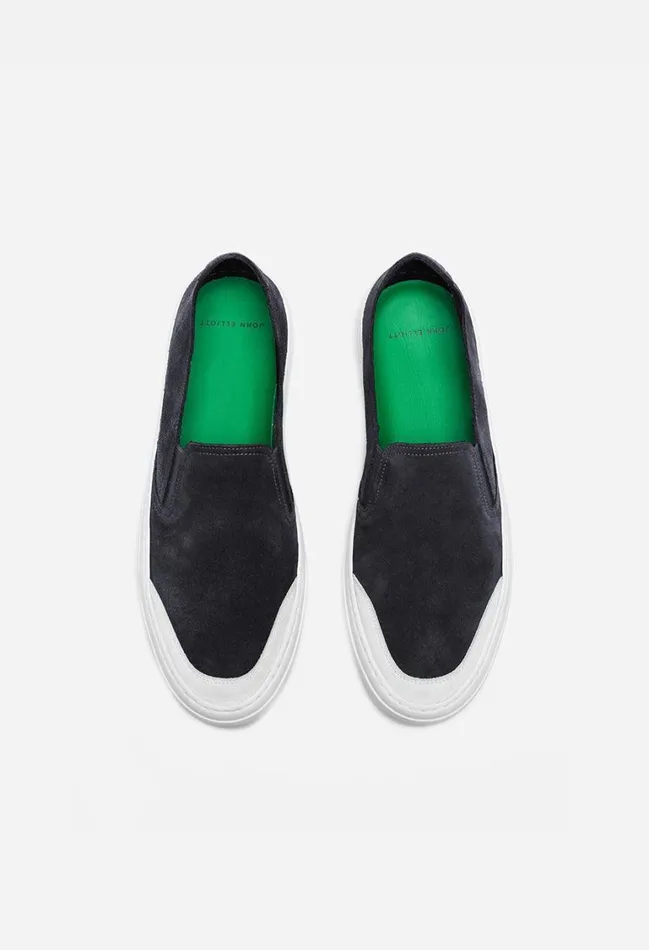 John Elliott Footwear Haze Slip On Suede Vintage Black 8211 Men John Elliott Footwear Haze Slip On Suede Vintage Black 8211 Men