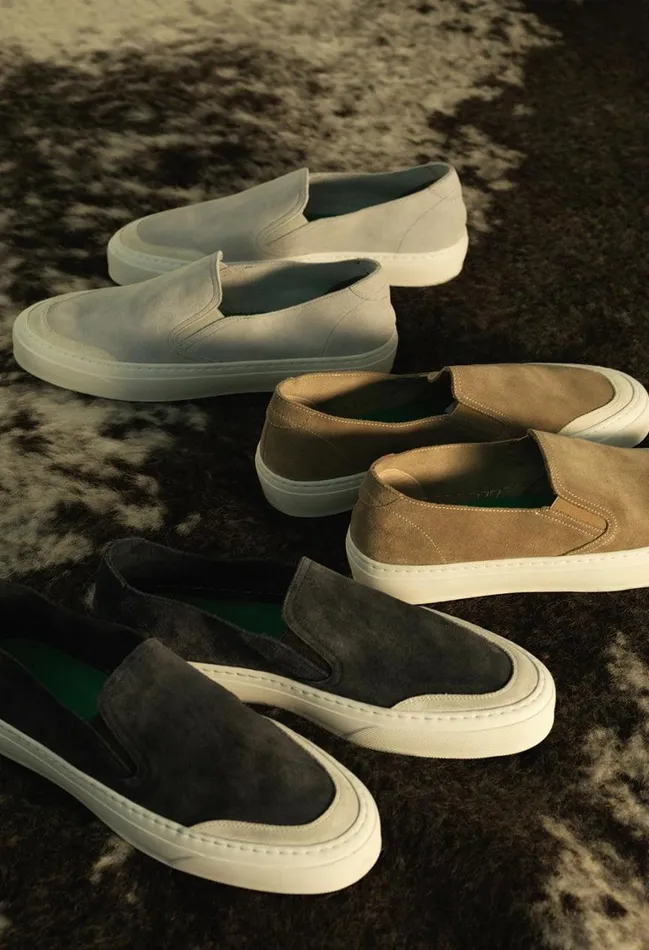 John Elliott Footwear Haze Slip On Suede Vintage Black 8211 Men John Elliott Footwear Haze Slip On Suede Vintage Black 8211 Men