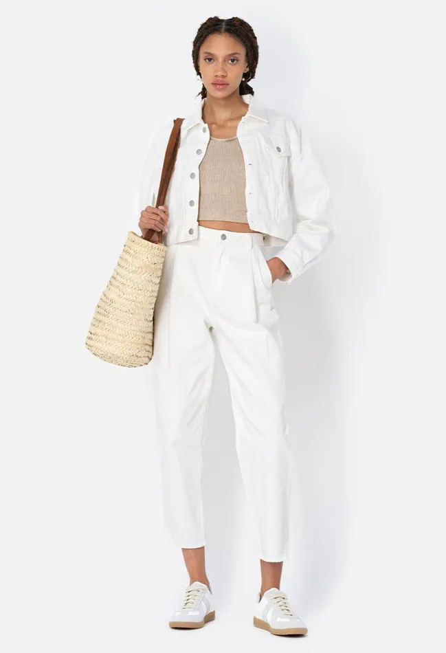 John Elliott Jackets Hickory Cropped Denim Jacket White 8211 Women John Elliott Jackets Hickory Cropped Denim Jacket White 8211 Women