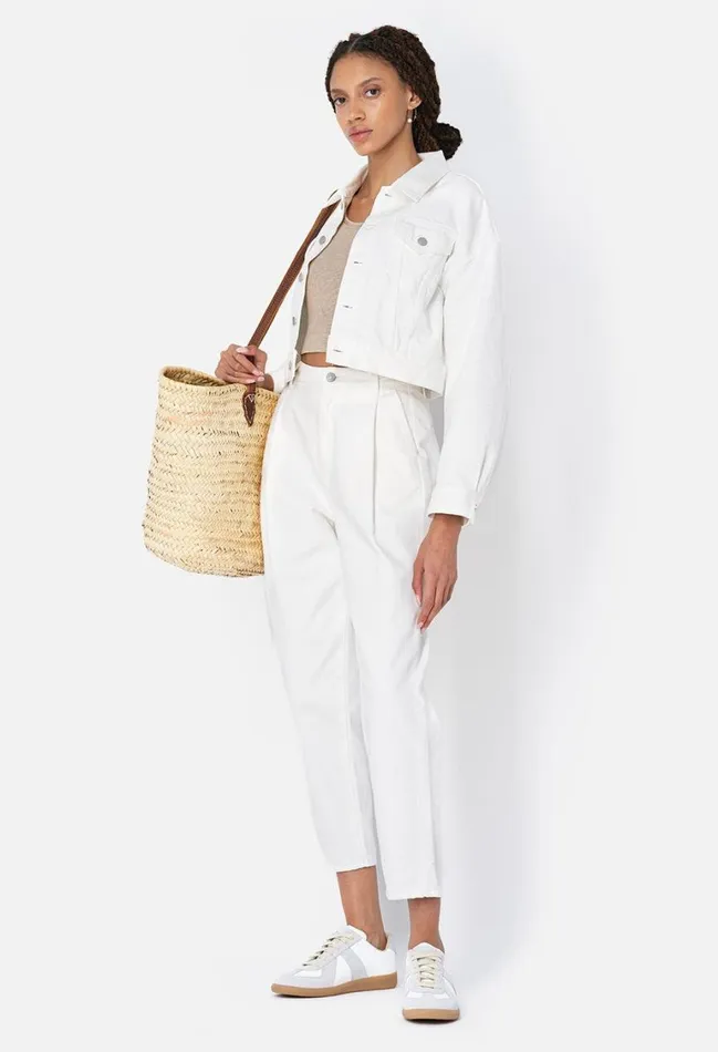 John Elliott Jackets Hickory Cropped Denim Jacket White 8211 Women John Elliott Jackets Hickory Cropped Denim Jacket White 8211 Women