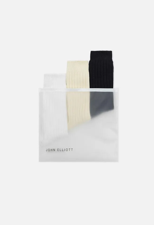 John Elliott Other Accessories Foundation 3 Pack Cotton Crew Socks Assorted 8211 Men