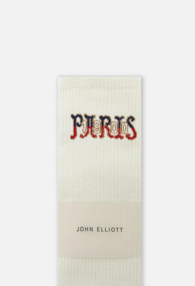 John Elliott Other Accessories John Elliott X Olympic Heritage Paris Souvenir Socks Ivory 8211 Men John Elliott Other Accessories John Elliott X Olympic Heritage Paris Souvenir Socks Ivory 8211 Men