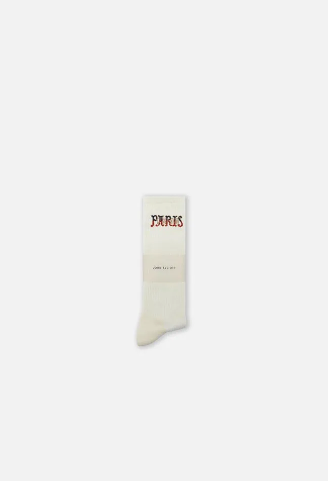 John Elliott Other Accessories John Elliott X Olympic Heritage Paris Souvenir Socks Ivory 8211 Men John Elliott Other Accessories John Elliott X Olympic Heritage Paris Souvenir Socks Ivory 8211 Men