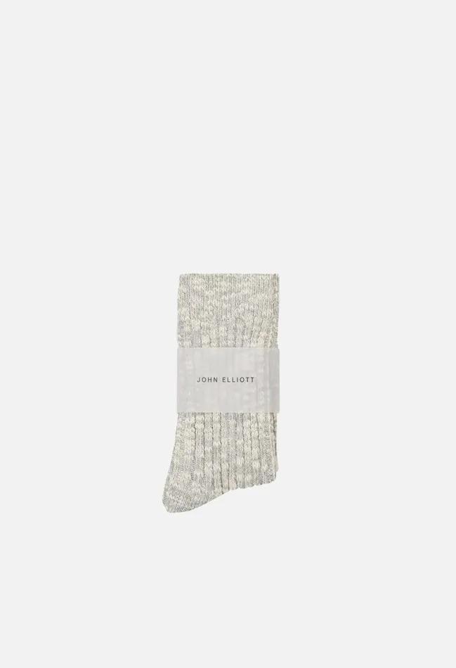 John Elliott Other Accessories Slub Socks Grey X Natural 8211 Men