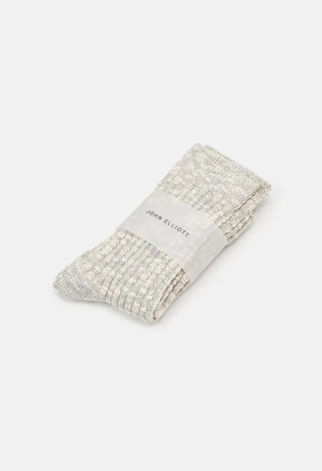John Elliott Other Accessories Slub Socks Grey X Natural 8211 Men